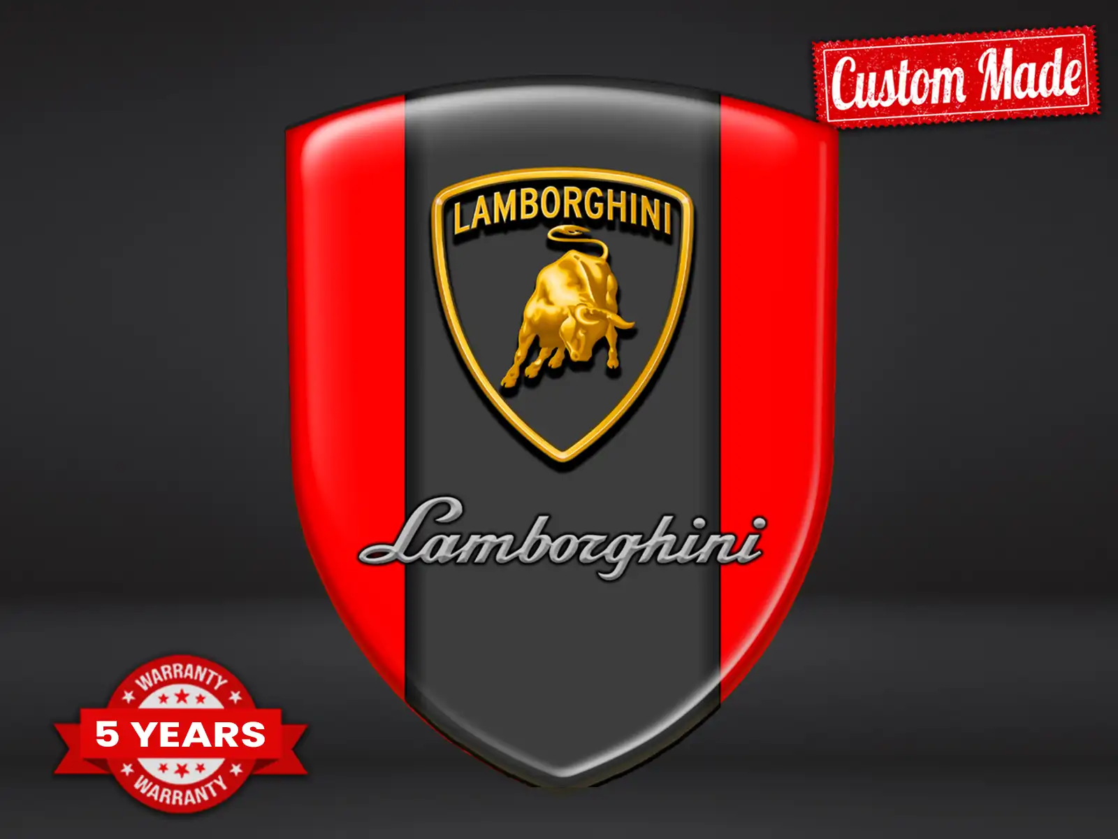 Lamborghini Fensteraufkleber Trucks Premium Hochwertig Robust